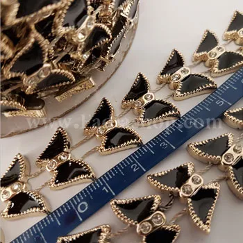 نوار توپی نگین دار مشکی