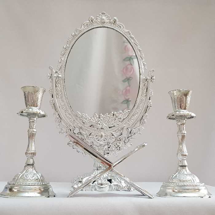 آینه و شمعدان مدل یاقوت k003 به همراه رحل قرآن