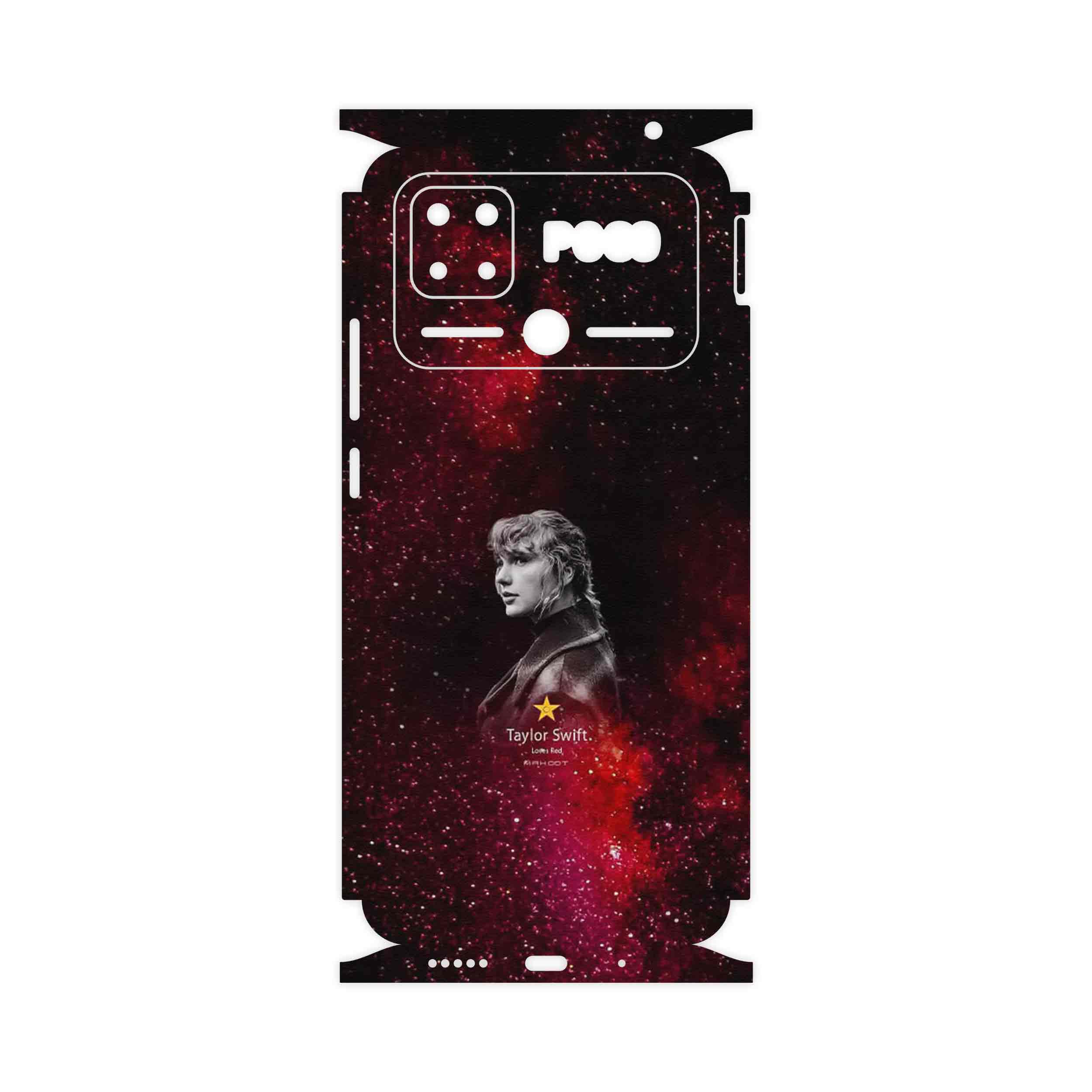 برچسب پوششی ماهوت مدل Taylor Swift-FullSkin مناسب برای گوشی موبایل شیائومی Poco C40