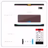 برچسب پوششی ماهوت مدل Natural-Leather مناسب برای تبلت سامسونگ Galaxy Tab S6 2019 SM-T860