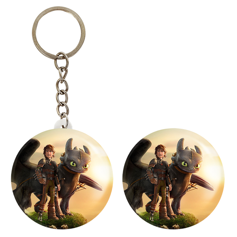 پیکسل خندالو مدل اژدها سواران کد 13750 به همراه جاکلیدی