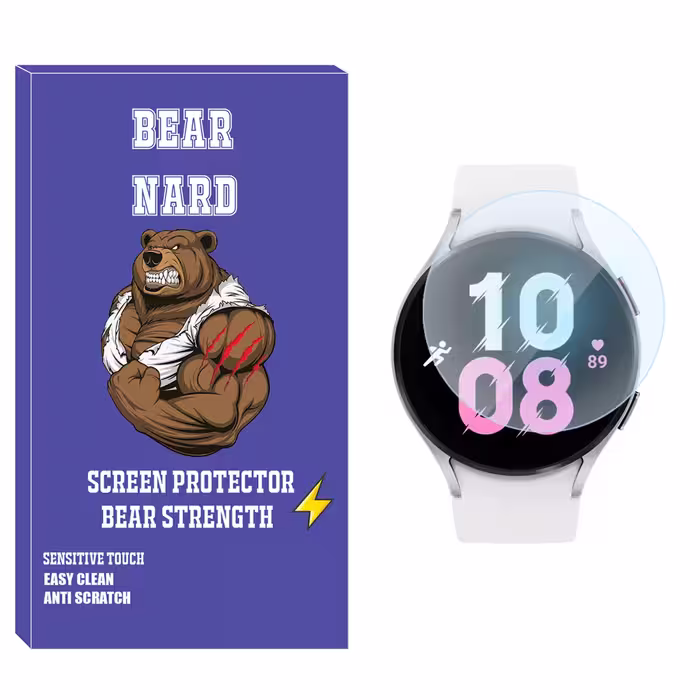 محافظ صفحه نمایش شیشه‌ای برنارد مدل SH-BR مناسب برای ساعت هوشمند سامسونگ Galaxy Watch 5 44mm
