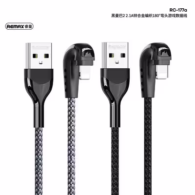 کابل تبدیل USB به لایتنینگ ریمکس مدل RC-177i طول 1 متر