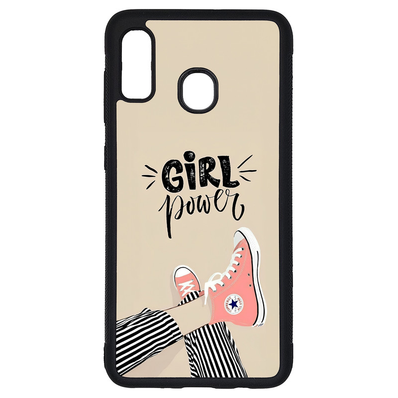 کاور طرح GiRL کد G-133 مناسب برای گوشی موبایل سامسونگ Galaxy A20 / A30 | دیجی قاب دونی