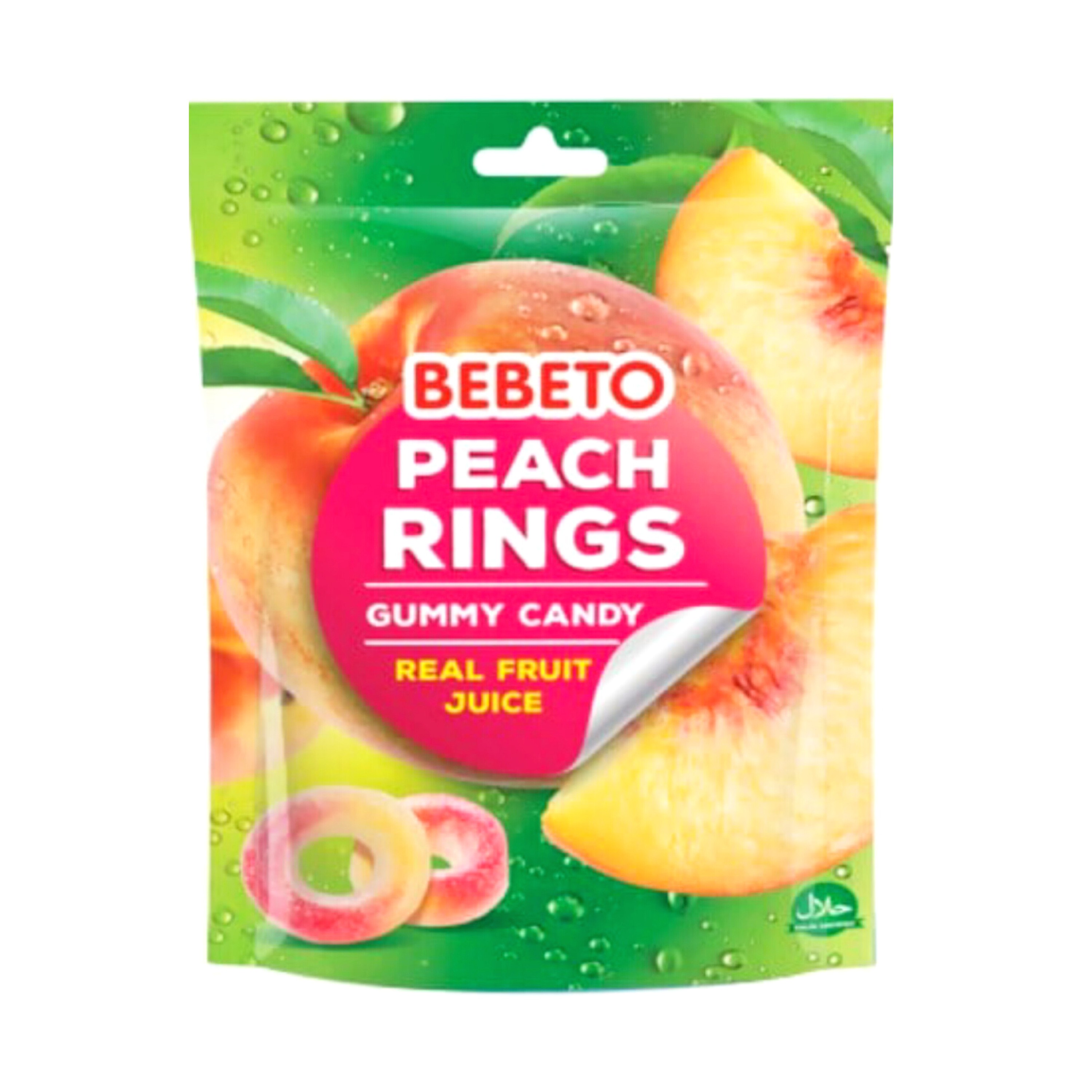 پاستیل هلو ببتو با آبمیوه طبیعی 60 گرم bebeto

