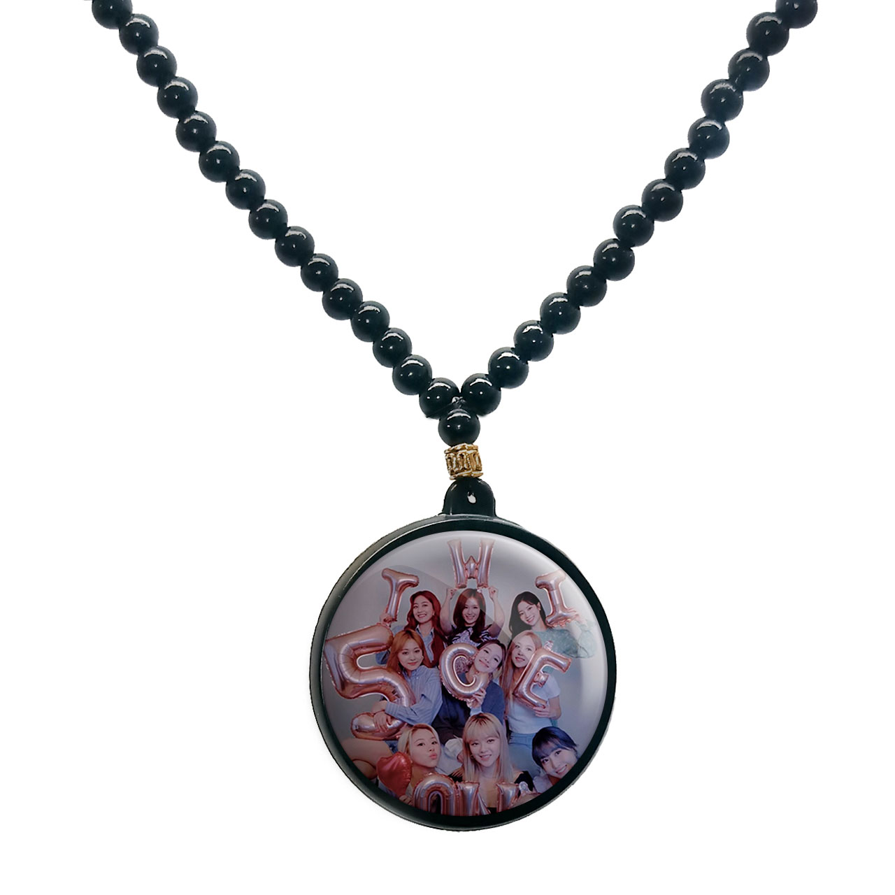 گردنبند پرمانه طرح تو ایس کد pmd.19762 مدل دو طرفه