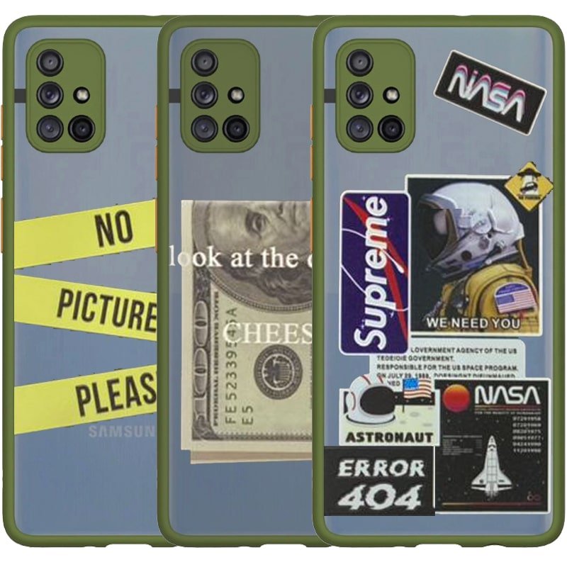 کاور فانتزی هیبریدی مناسب برای گوشی Samsung Galaxy A51 مدل پشت مات محافظ لنزدار سری طرحدار پسرانه