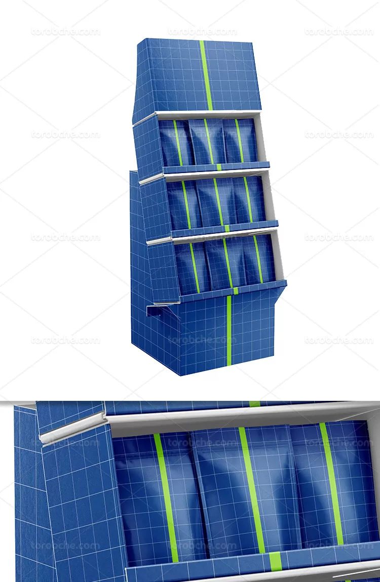 موکاپ استند ارائه محصول | گرافیک با طعم تربچه