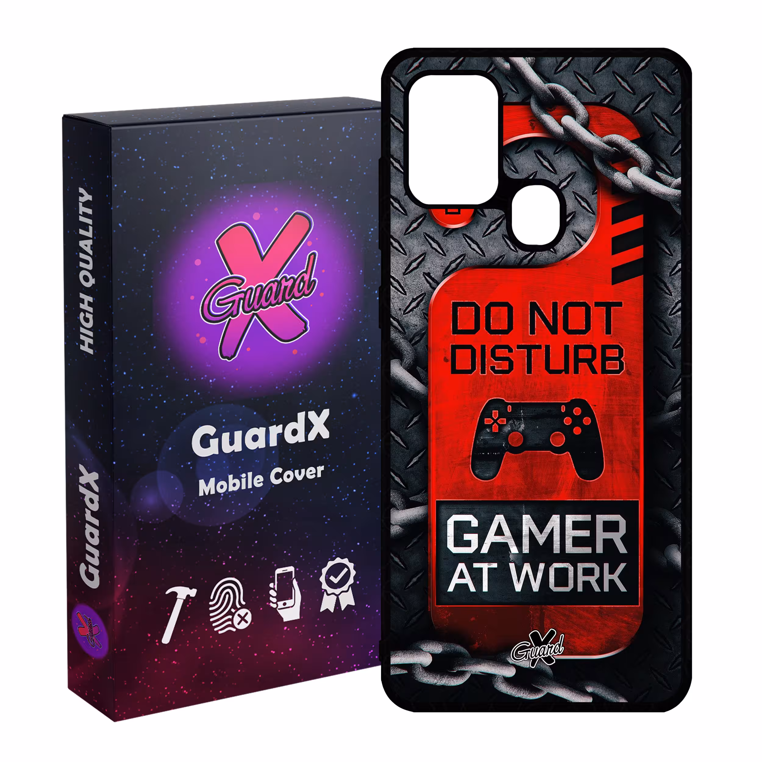 کاور گارد ایکس طرح Gamer مدل Glass10001 مناسب برای گوشی موبایل سامسونگ Galaxy A21s