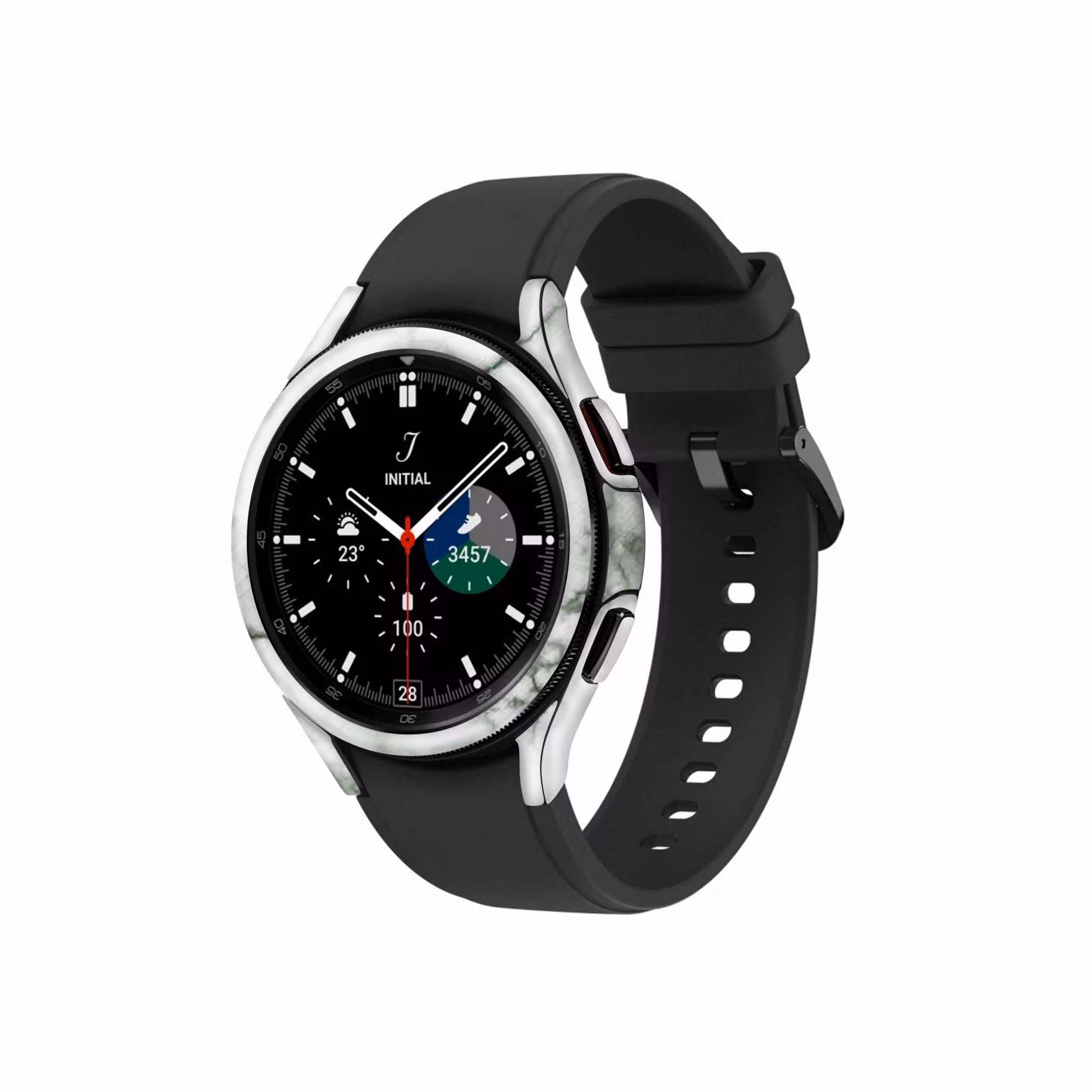 برچسب ماهوت طرح Blanco Smoke Marble مناسب برای ساعت هوشمند سامسونگ Watch4 Classic 42mm