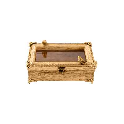 جعبه پذیرایی گلدکیش طرح گلدن برد مدل GK829662