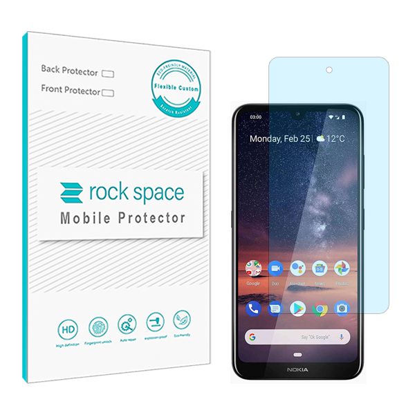 گلس نوکیا 3.2 مدل نانو هیدروژل آنتی بلو برند راک اسپیس کد S