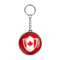 جاکلیدی خندالو طرح پرچم کانادا مدل دوطرفه کد 2060720600