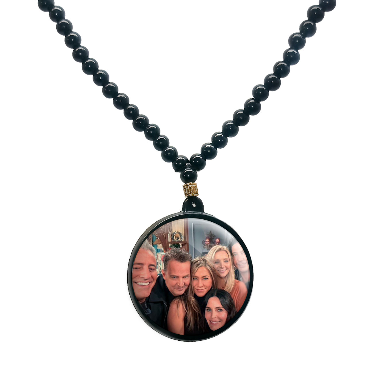 گردنبند پرمانه طرح فرندز کد pmd.18985 مدل دو طرفه