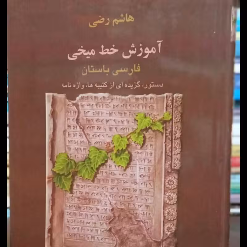 آموزش  خط میخی و دستور زبان فارسی باستان نویسنده هاشم رضی