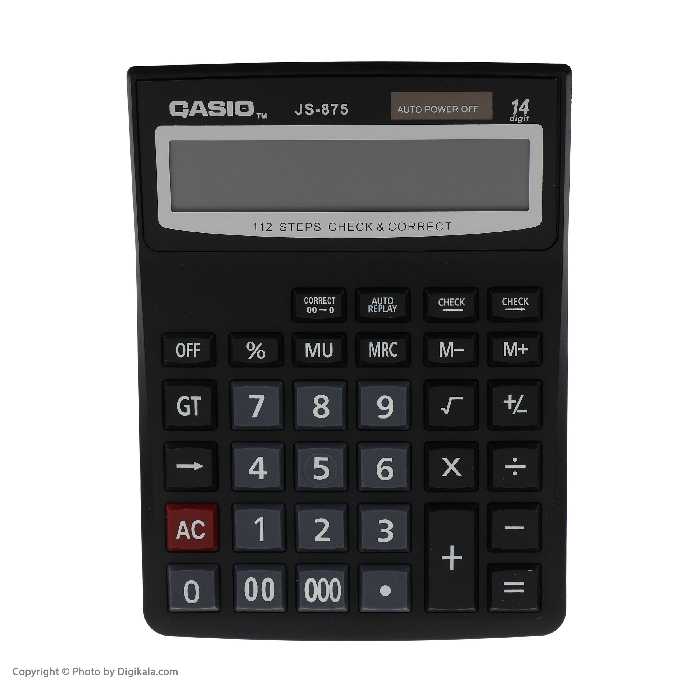ماشین حساب گاسیو مدل JS-875