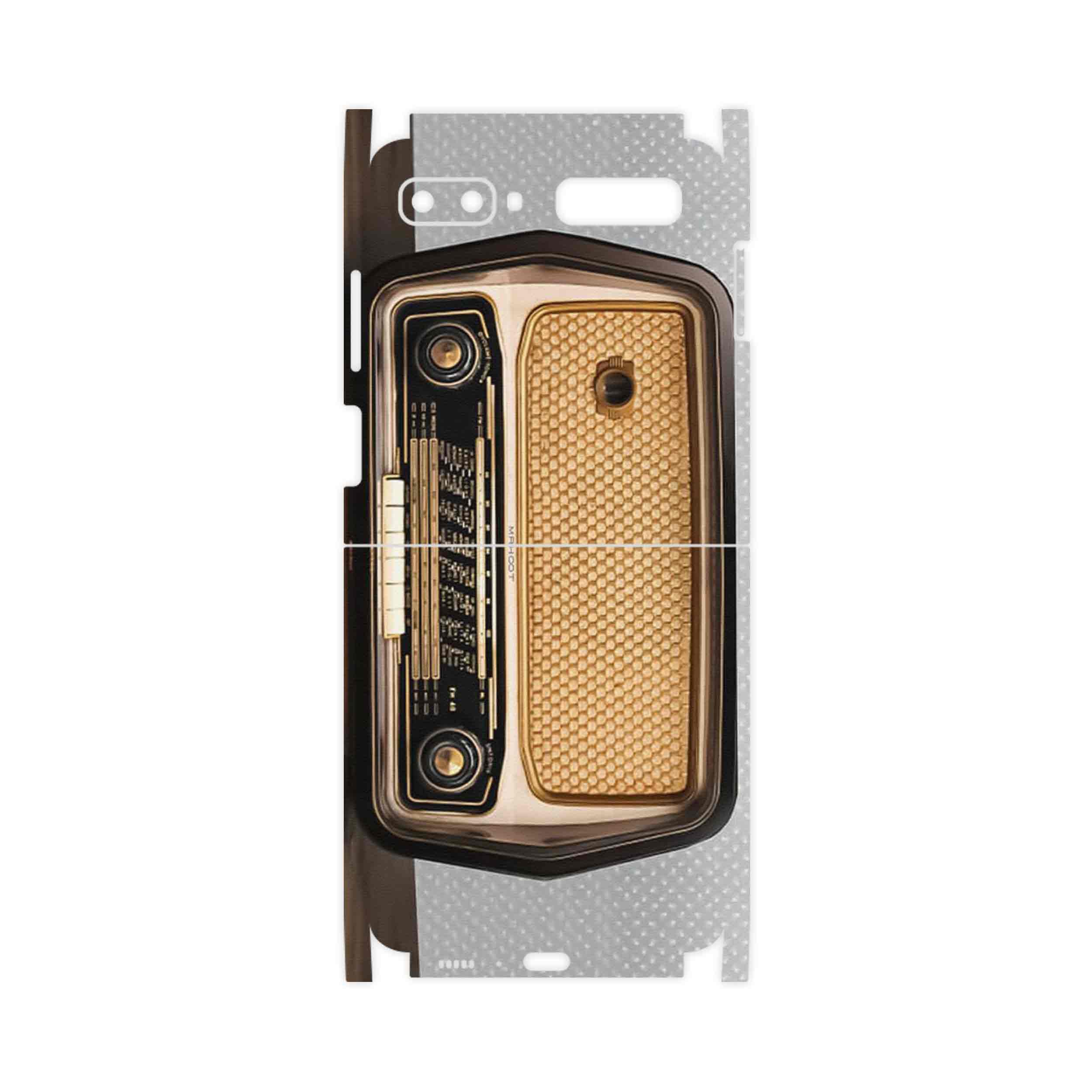 برچسب پوششی ماهوت مدل Radio Nostalgia-FullSkin مناسب برای گوشی موبایل سامسونگ Galaxy Z Flip