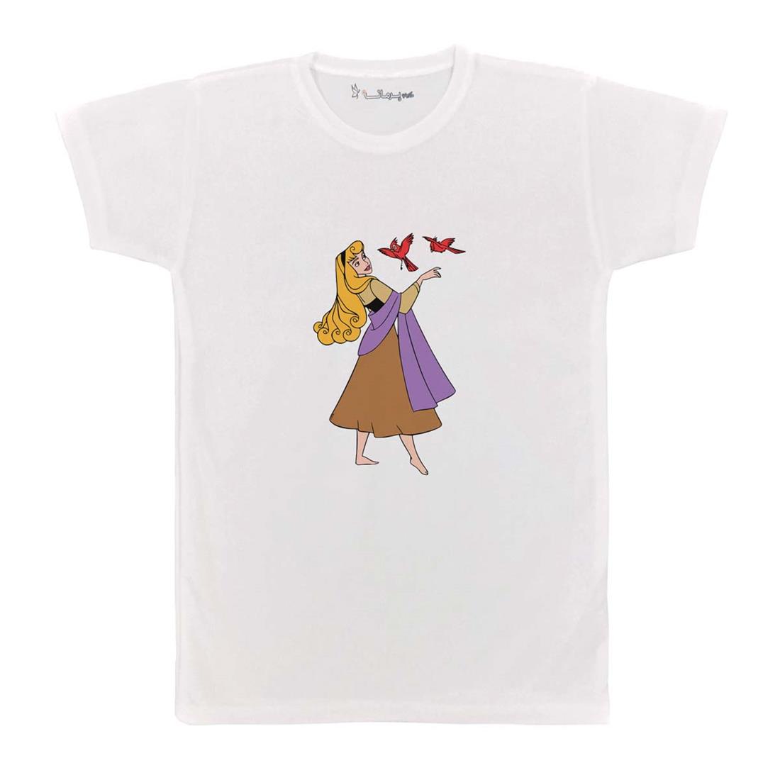 تی شرت بچگانه پرمانه طرح زیبای خفته کد pmt.5755