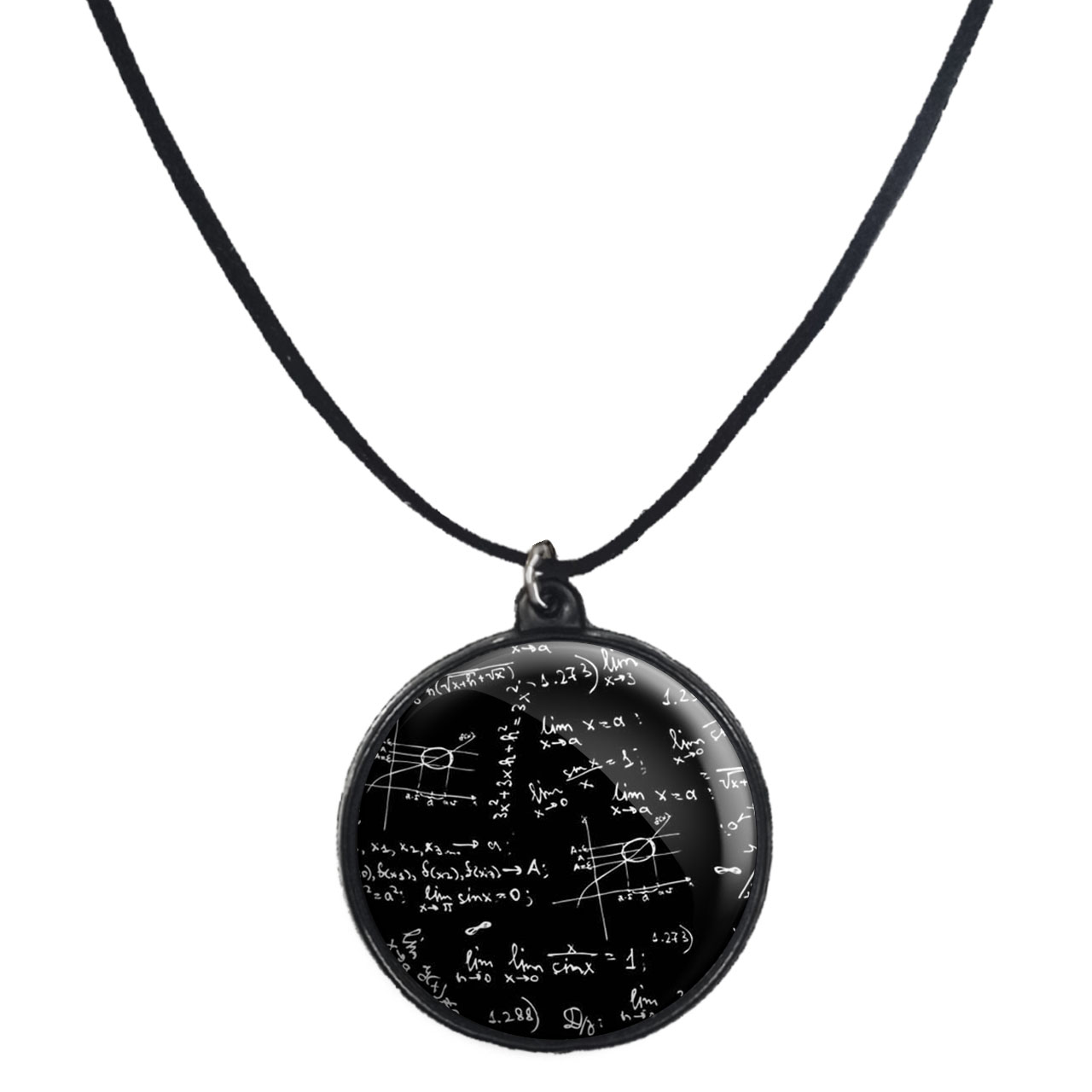 گردنبند پرمانه طرح ریاضی و فیزیک کد pmb.3146 مدل دو طرفه