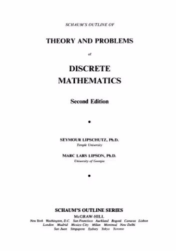خرید و دانلود نسخه کامل کتاب Schaum's Outline of Discrete Maths