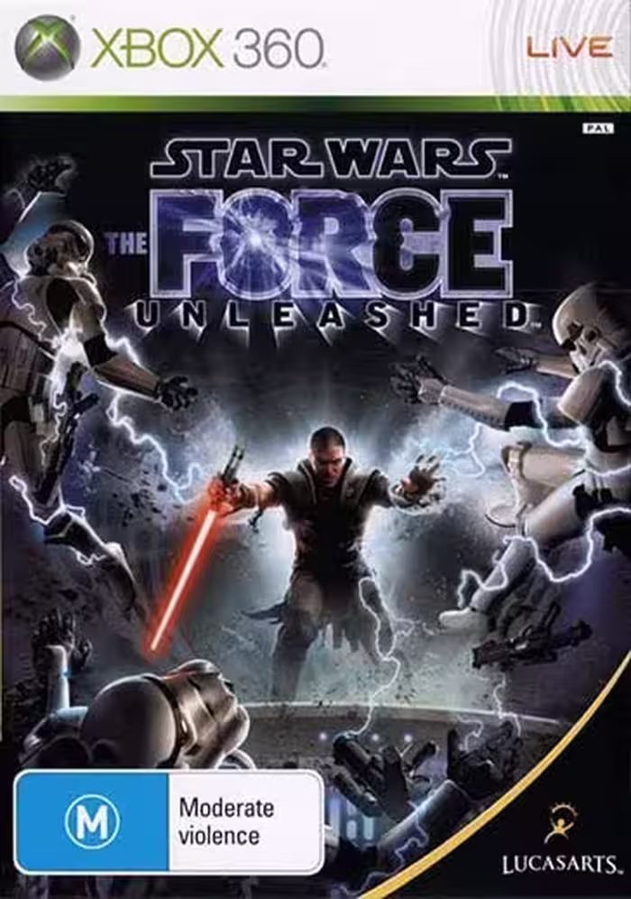بازی ایکس باکس 360 starwars force unleashed