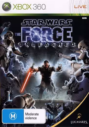 بازی ایکس باکس 360 starwars force unleashed