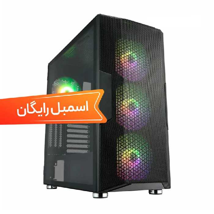کیس اسمبل شده اف اس پی CUT592 Ryzen 7 7700X/TUF GAMING X670E PLUS DDR5/32GB/RTX 4070 SUPER WINDFORCE OC 12G