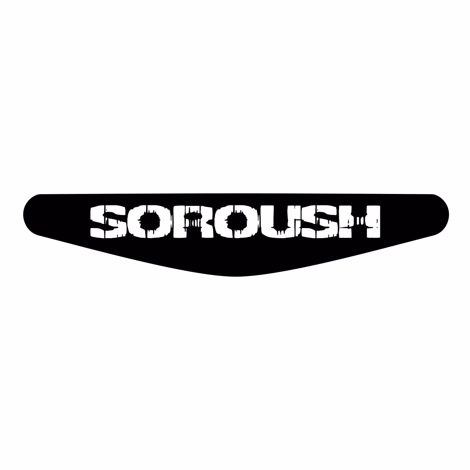 برچسب لایت بار دسته پلی استیشن 4 ونسونی طرح Soroush