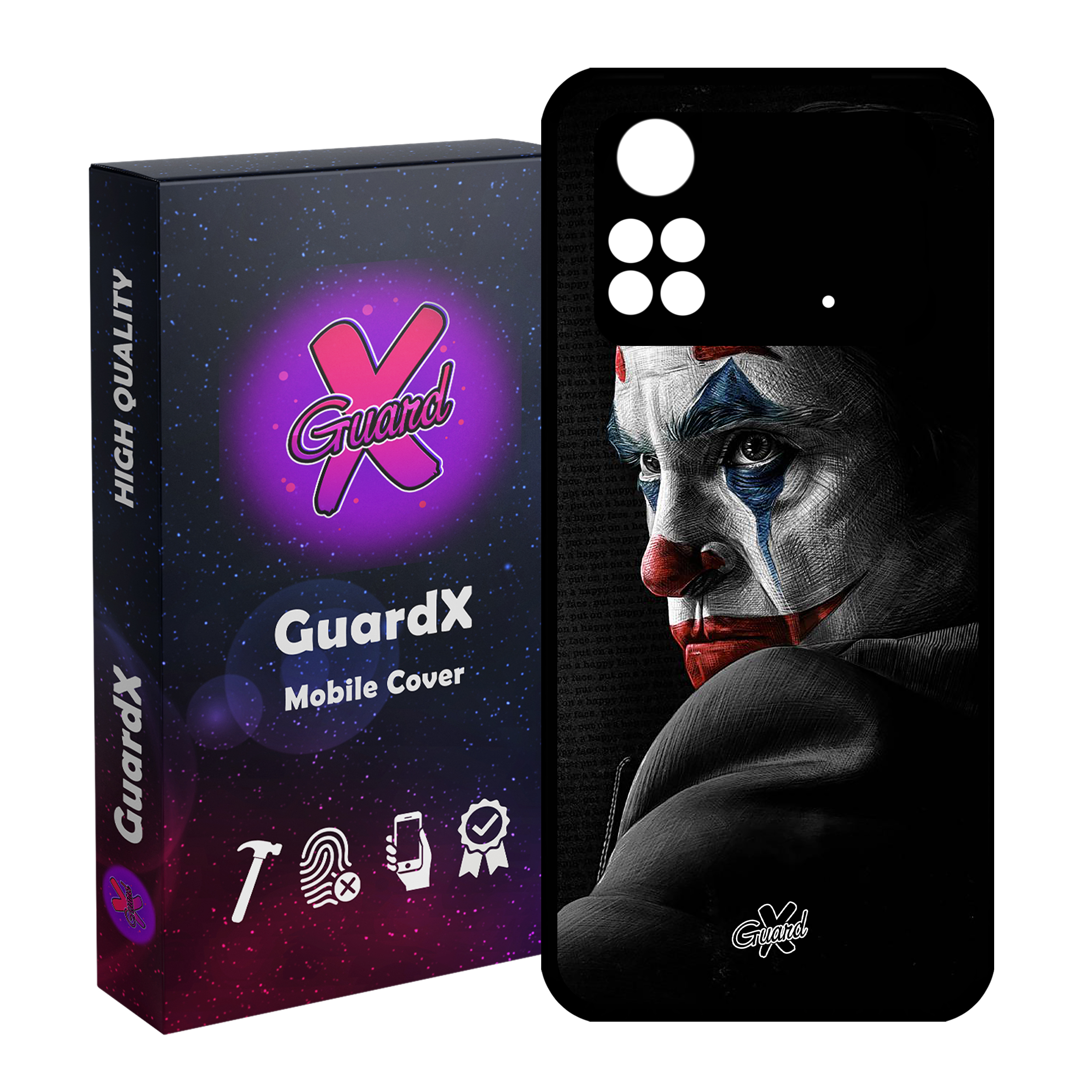 کاور گارد ایکس طرح Joker مدل Glass10103 مناسب برای گوشی موبایل شیائومی Poco M4 Pro 4G