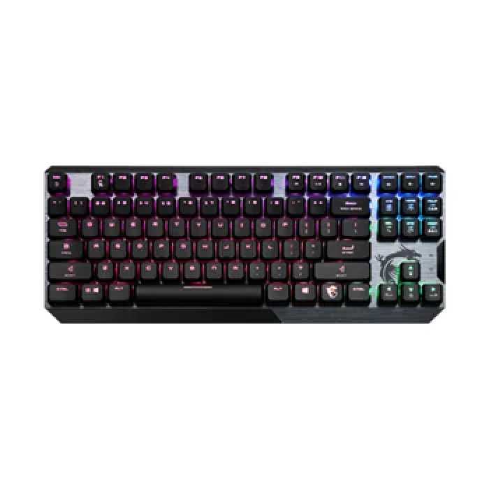 صفحه کلید گیمینگ باسیم MSI مدل VIGOR GK50 TKL • سوئیچ سفید