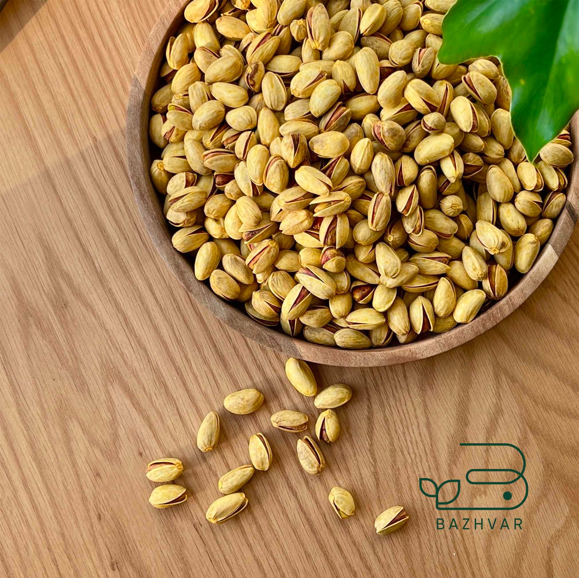 پسته اکبری شور زعفرانی امسالی درجه یک، یک کیلویی
