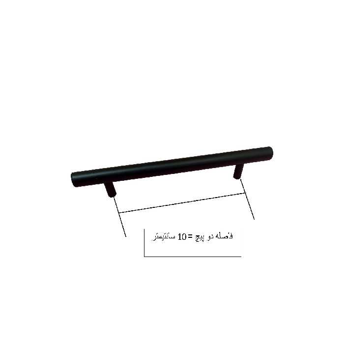 دستگیره کابینت و کمد مدل میله ای کد HG10 بسته 10 عددی