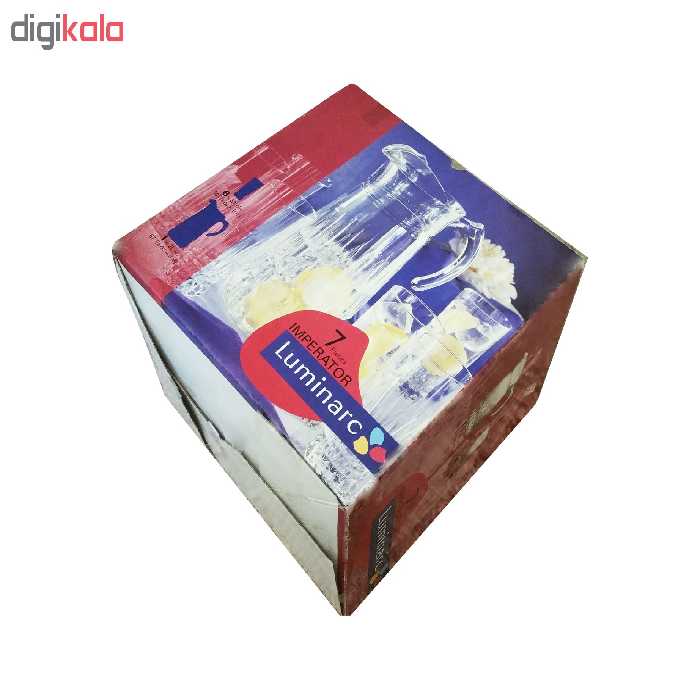 سرویس پارچ و لیوان 7 پارچه لومینارک مدل EM23