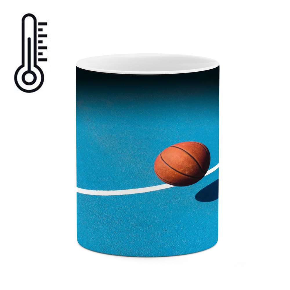 ماگ حرارتی کاکتی طرح توپ بسکتبال مدل mgh17271