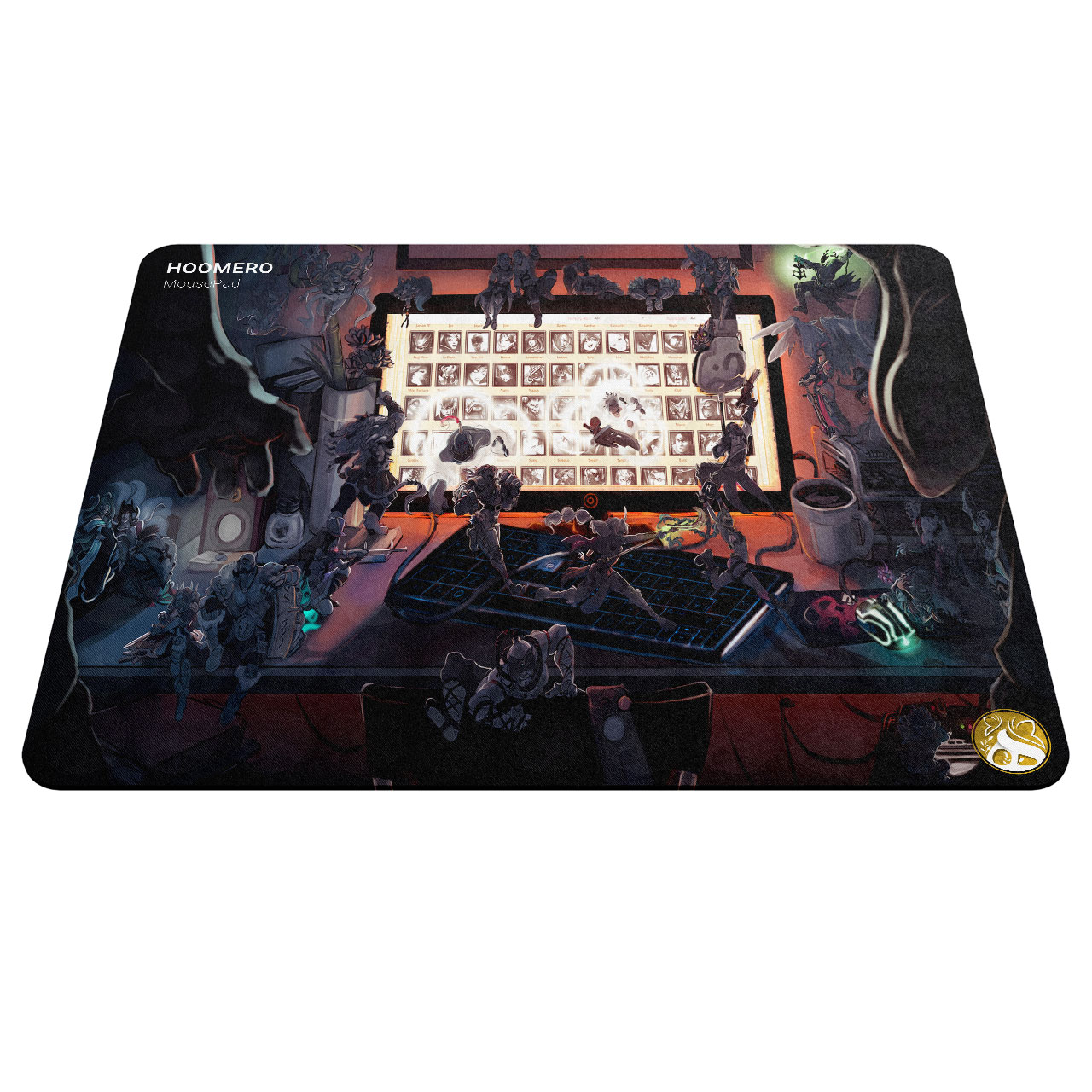 ماوس پد هومرو طرح PC Game مدل A2381