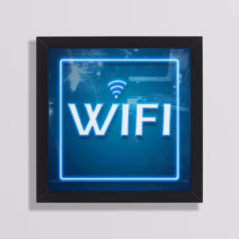 تابلو طرح Wifi مدل Mk26 | دنیای قاب