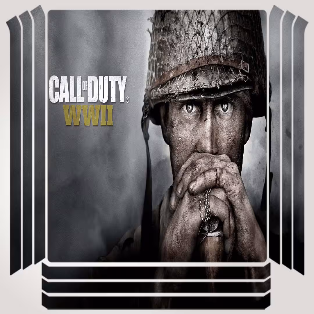 برچسب پلی استیشن ۴ مدل call of duty wwii wide کد PSP-308 