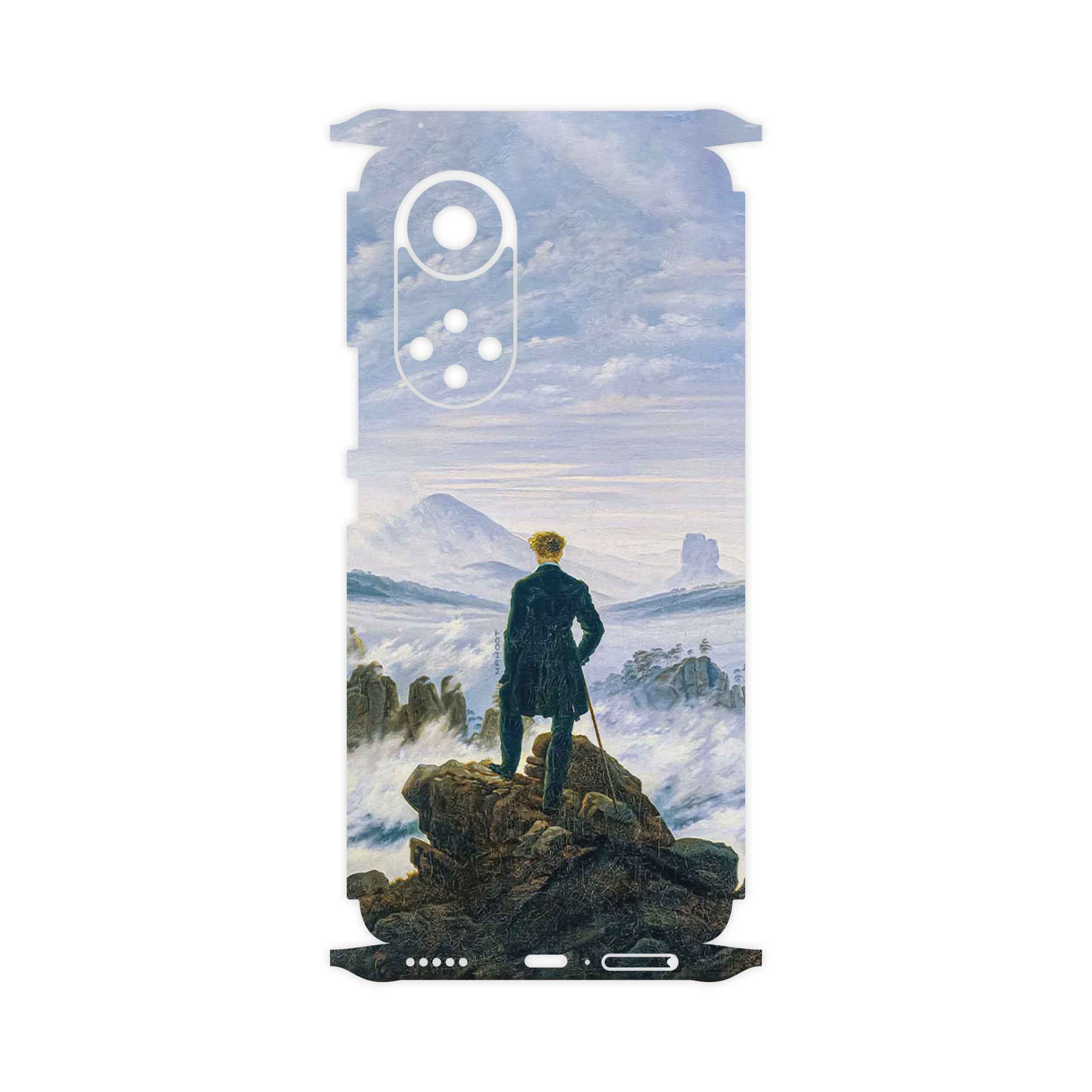 برچسب پوششی ماهوت مدل Wanderer above the Sea of Fog-FullSkin مناسب برای گوشی موبایل هوآوی Nova 9