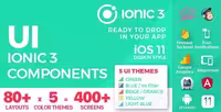دانلود اپلیکیشن استارتر iOS چندمنظوره Ionic 3 Angular 5 UI Template App
