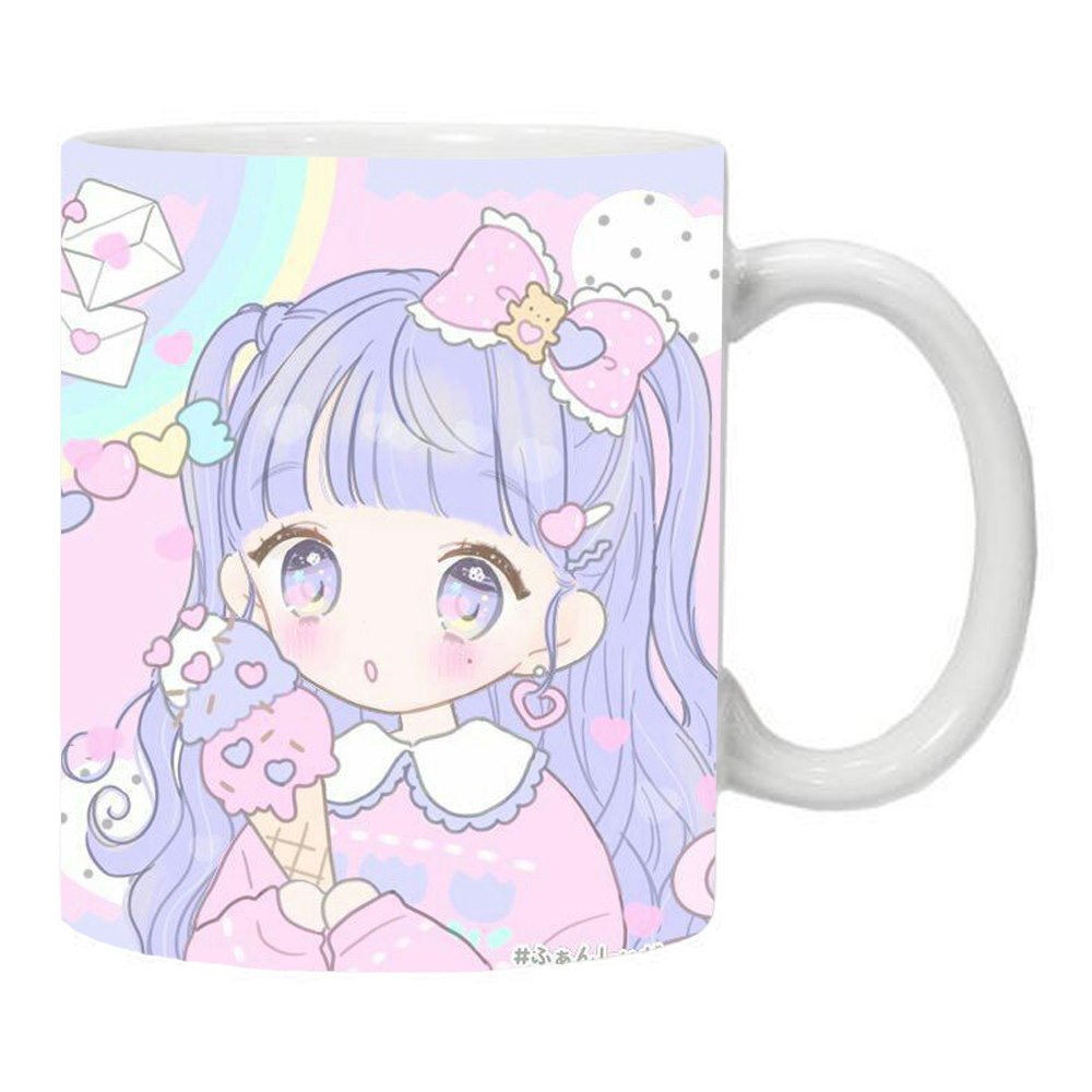 ماگ طرح دختر انیمه ای مدل MLS6752