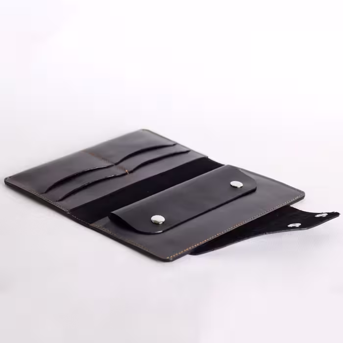 کیف پول چرمی مدل ارمیا کد 011