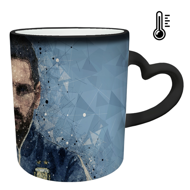 ماگ حرارتی مدل دسته قلبی طرح مسی کد 57