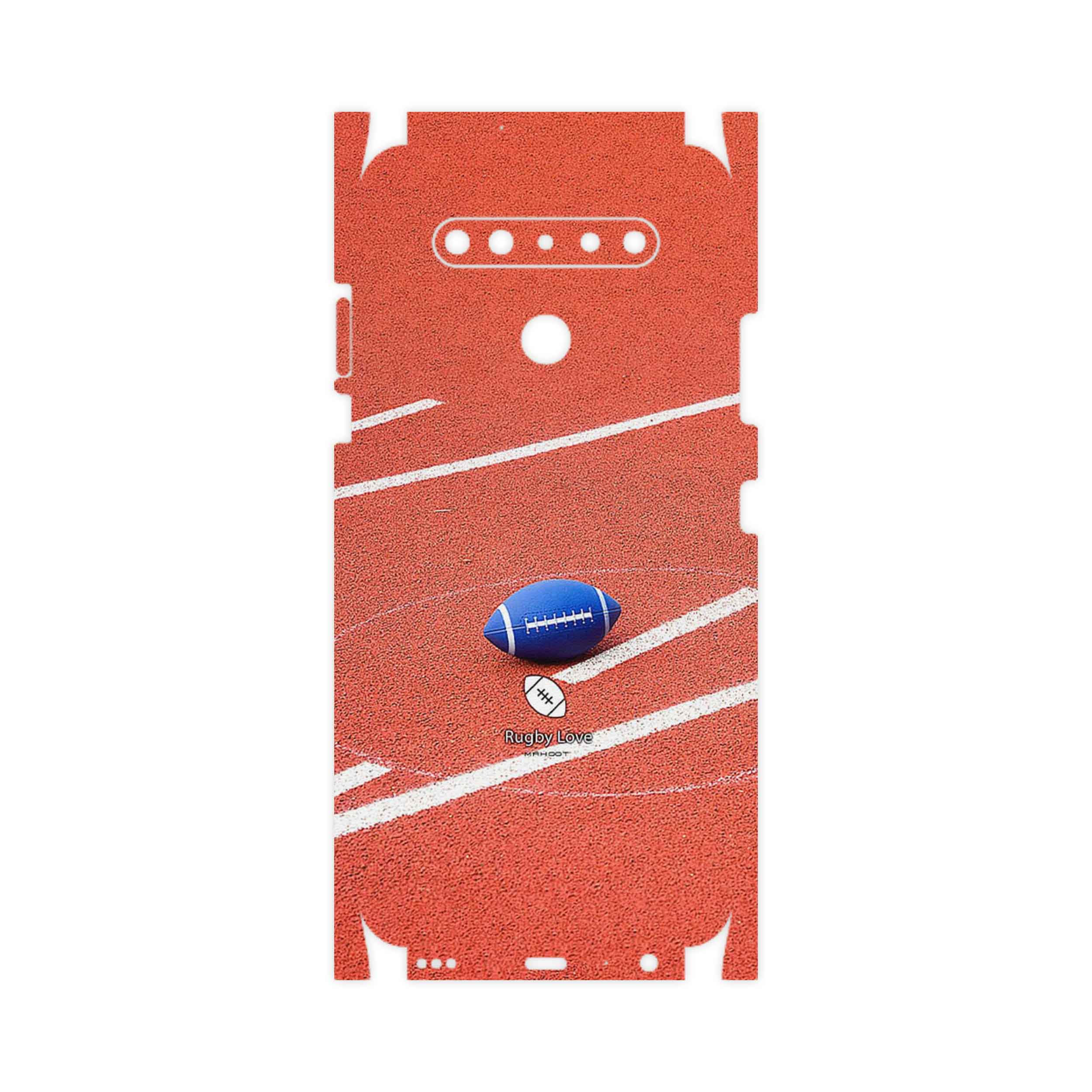 برچسب پوششی ماهوت مدل Rugby football-FullSkin مناسب برای گوشی موبایل ال جی K41s