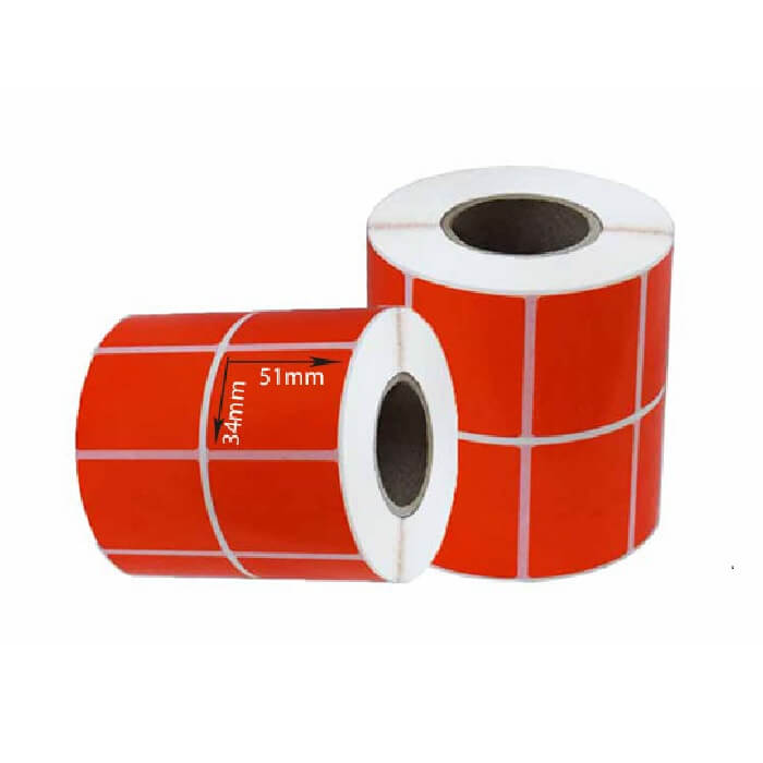 برچسب لیبل دیجی کالا 51×34 pvc رنگی