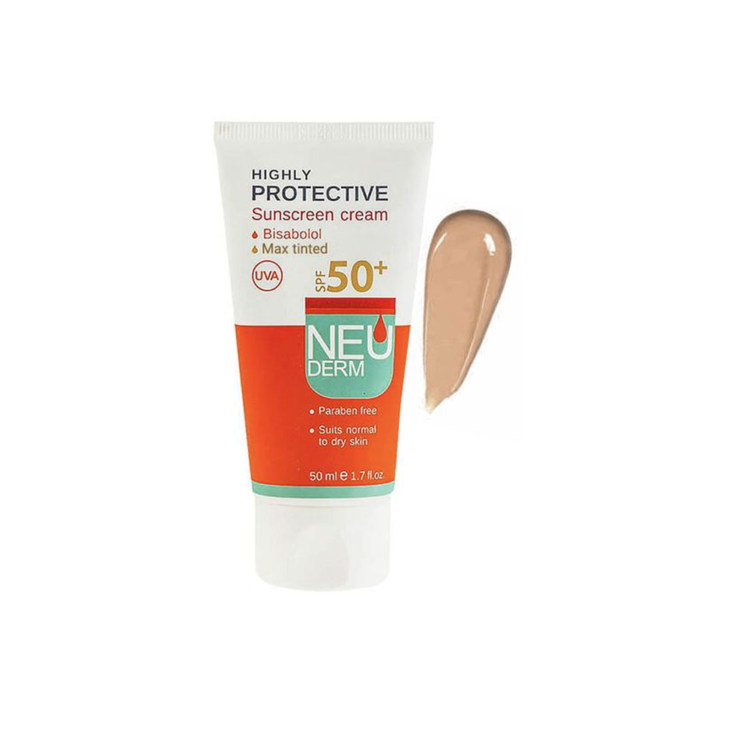 ضد آفتاب رنگی تیره SPF50 نئودرم