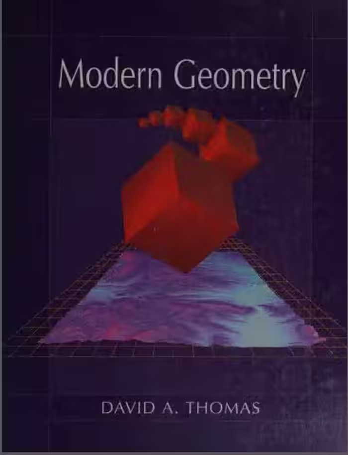 خرید و دانلود نسخه کامل کتاب Modern geometry BY Thomas - Pdf