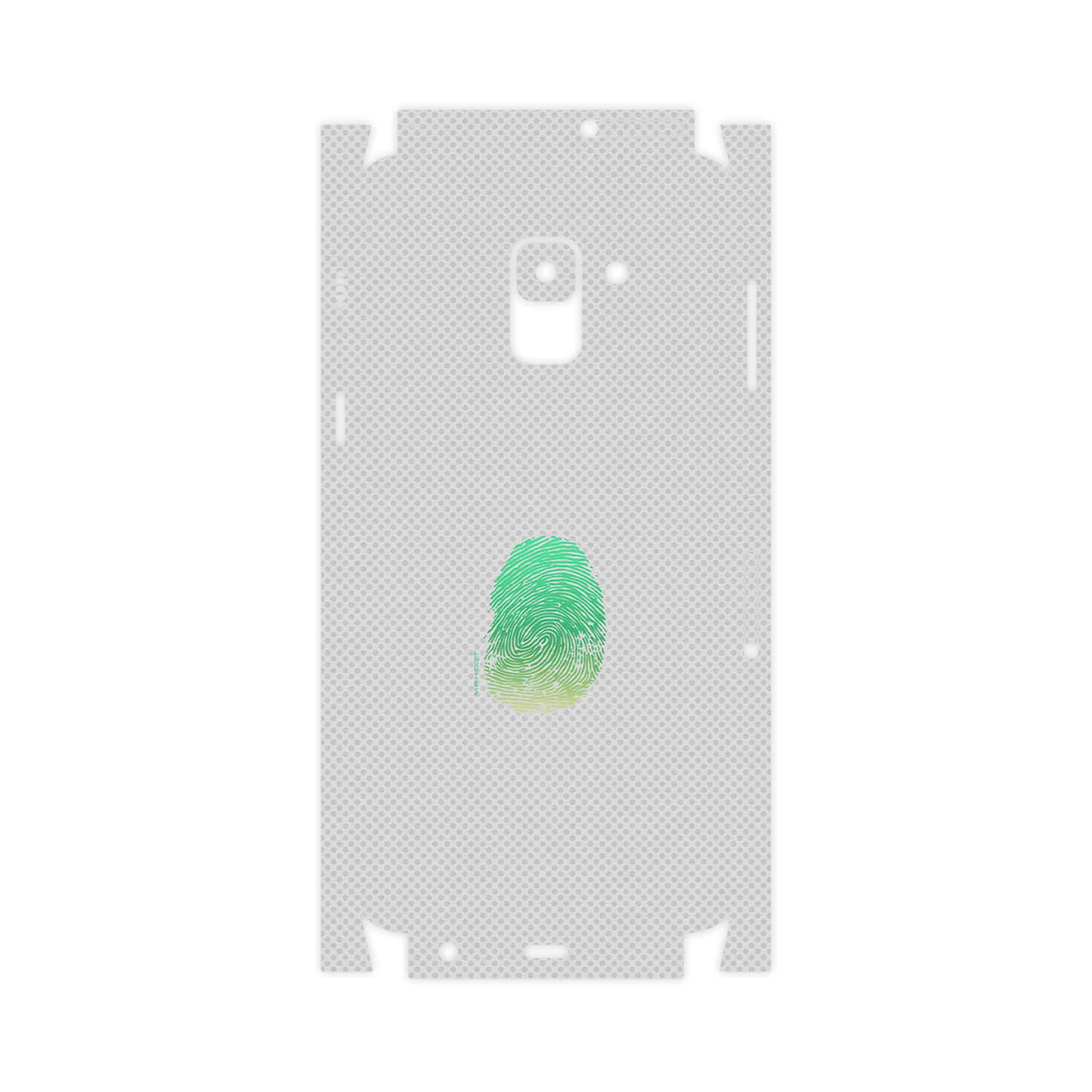 برچسب پوششی ماهوت مدل Minimal Fingerprint-FullSkin مناسب برای گوشی موبایل سامسونگ Galaxy A8 2018