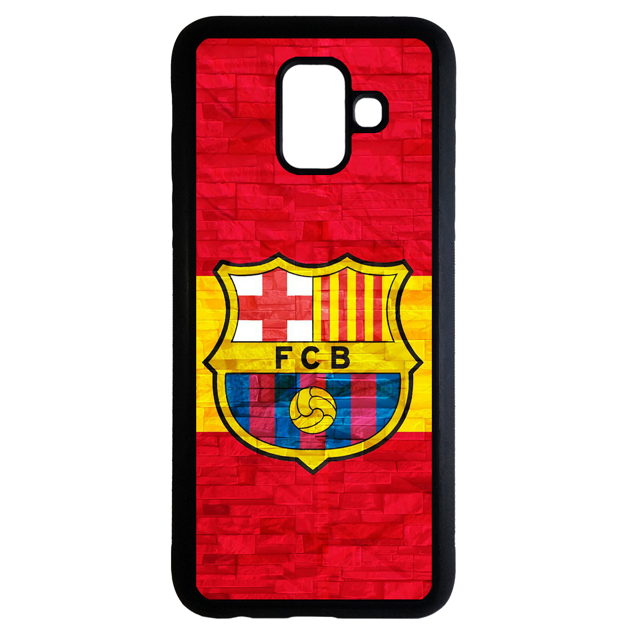 کاور طرح لوگو بارسلونا کد 1105340 مناسب برای گوشی موبایل سامسونگ galaxy a8 plus 2018