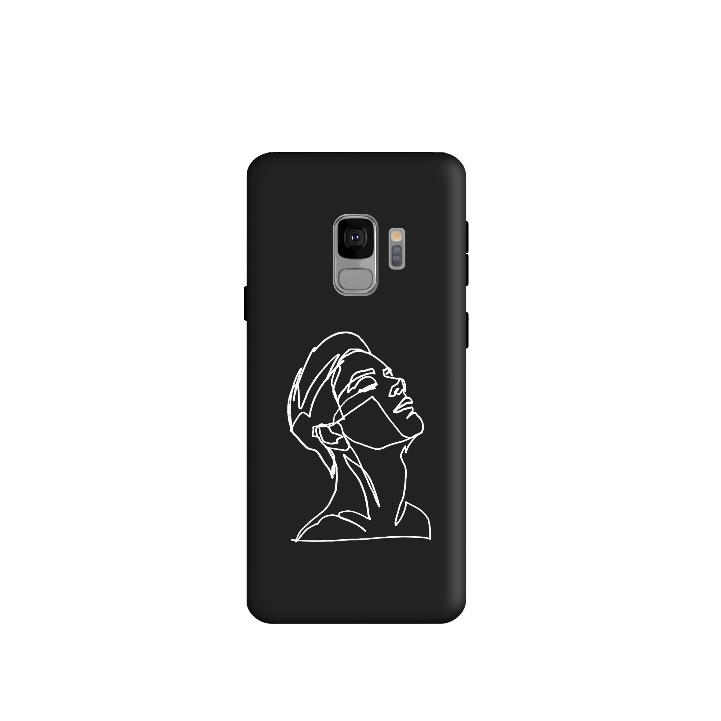 کاور طرح چهره مینیمال پسرانه کد y5792 مناسب برای گوشی موبایل سامسونگ  Galaxy S9