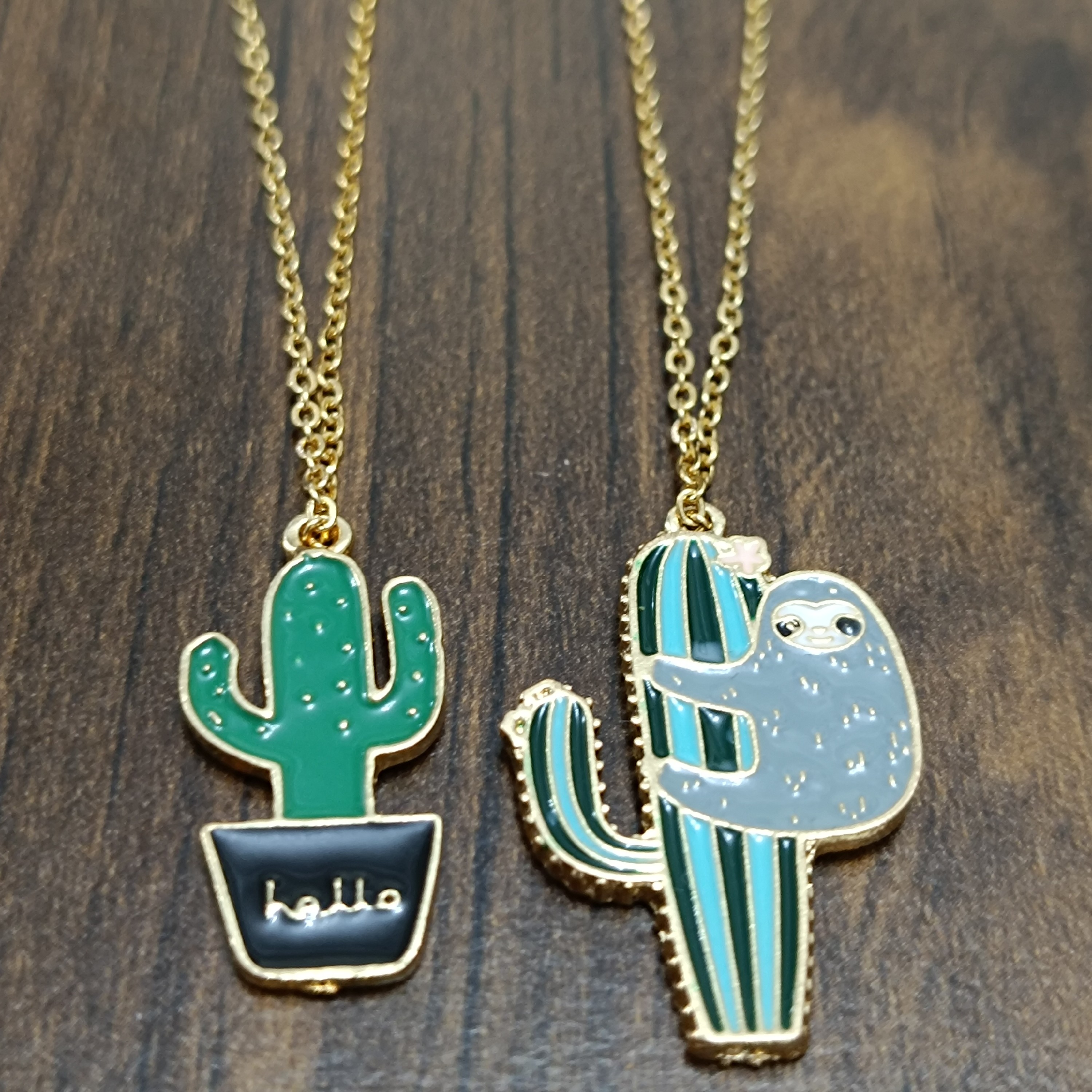 گردنبند کاکتوس  رنگ ثابت کیفیت درجه یک وارداتی تضمینی